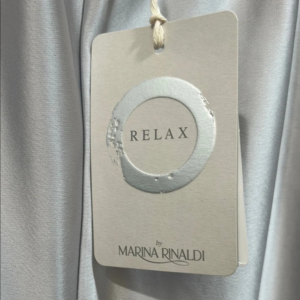 Marina Rinaldi Women's Chic Silver Pants - Picture 5 of 5